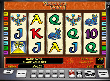 Pharaohs Gold 2 на рабочем зеркале